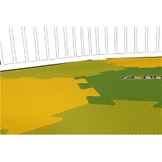 Speelmat voor grondbox Strolch® 1 + 5 - Geel/groen