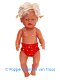 Baby Born 43 cm Overslag jurk setje rood/multi/stippen - 2 - Thumbnail