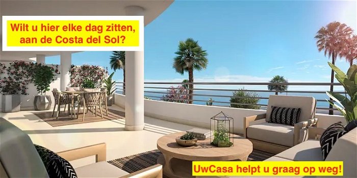 Uw eigen nieuwe Appartement aan de Costa del Sol direct aan zee met garageplek en - 0