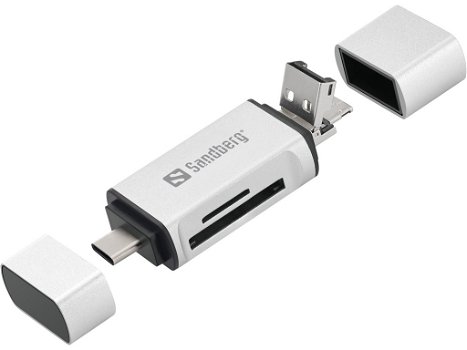 Card Reader USB-C + USB + Micro USB - 0