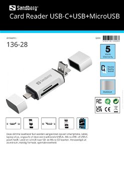 Card Reader USB-C + USB + Micro USB - 2