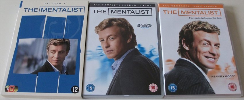 Dvd *** THE MENTALIST *** 5-DVD Boxset Seizoen 3 - 4