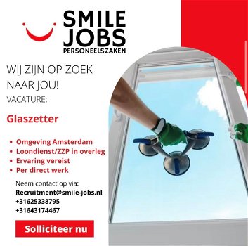 Wij zoeken glaszetters - 0