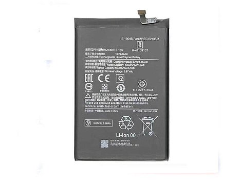 Battery for XIAOMI 3.87V 6000mAh/23.2WH Smartphone Batteries - 0