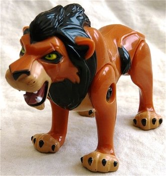 Figuur / Figure Scar, The Lion King / De Leeuwenkoning, Happy Meal McDonalds Toys, 1994.(Nr.1) - 0