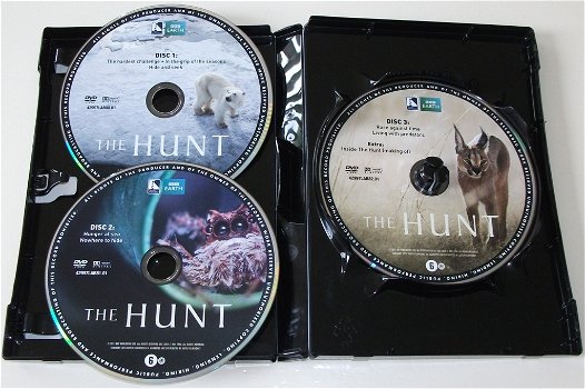 Dvd *** THE HUNT *** 3-DVD Boxset BBC Earth - 3