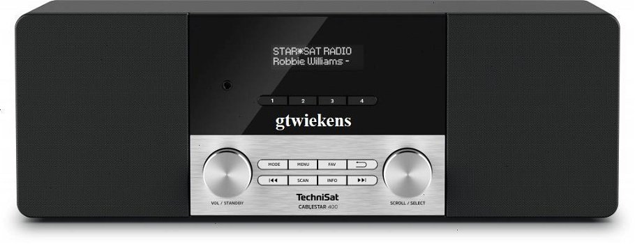 Cablestar 400 stereoradio voor digitale kabel 0301064 - 0