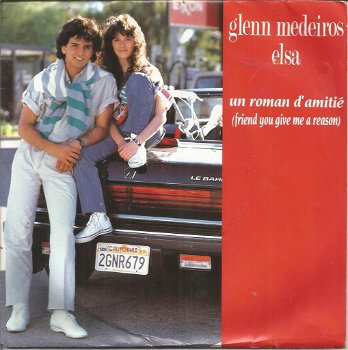 Glenn Medeiros En Duo Avec Elsa – Un Roman D'amitié (1988) - 0