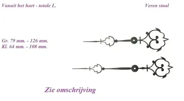 = Wijzers = Gewicht regulateur =34073 - 0