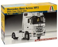 Italeri bouwpakket Mercedes Benz Actros 1851 blackliner 1:24