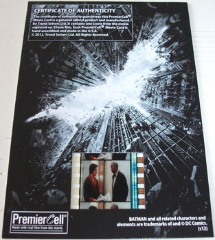 Dvd *** THE DARK KNIGHT RISES *** Incl Premier Cell Movie Card - 4