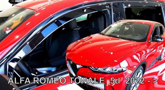 Alfa Romeo zijwindschermen donker visors raamspoilers oa 147 - 3