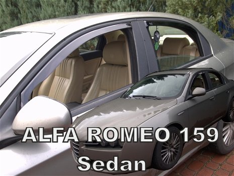 Alfa Romeo zijwindschermen donker visors raamspoilers oa 147 - 4