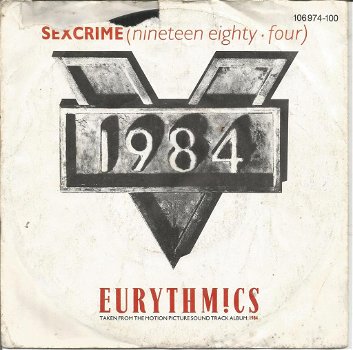 Eurythmics ‎– Sexcrime (Nineteen Eighty Four) (1984) - 0