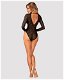 Elegante Body met Lange Mouwen Zwart - 2 - Thumbnail