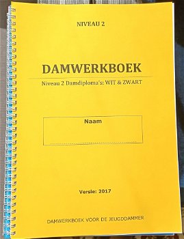 Damwerkboek, Niveau 2, Damdiploma's WIT & ZWART - 0