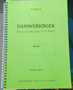 Damwerkboek, Niveau 3, Damdiploma's WIT & ZWART - 0