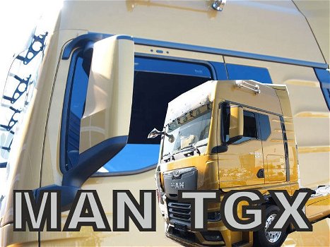 MAN truck licht getinte zijwindschermen TGX TGL TGM spoilers visors - 0