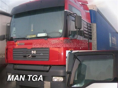 MAN truck licht getinte zijwindschermen TGX TGL TGM spoilers visors - 5