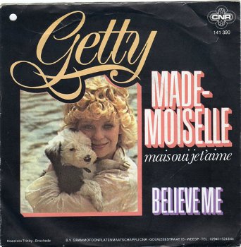 Getty – Mademoiselle (Mais Oui Je T'Aime) (1977) - 0