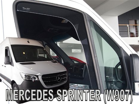 Mercedes sprinter vw crafter zijwindschermen set getint Heko - 3