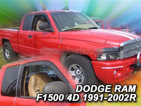 Dodge ram 1500 2500 3500 pasvorm getinte visors deflectors - 5