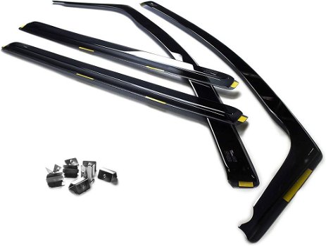 Dodge ram 1500 2500 3500 pasvorm getinte visors deflectors - 6