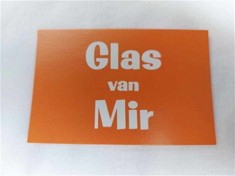 Handgemaakte broche van glas nieuw SALE. - 1