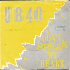 UB40 ‎– Don't Break My Heart (1985)