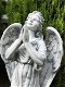 tuinbeeld van een engel , biddende engel - 2 - Thumbnail