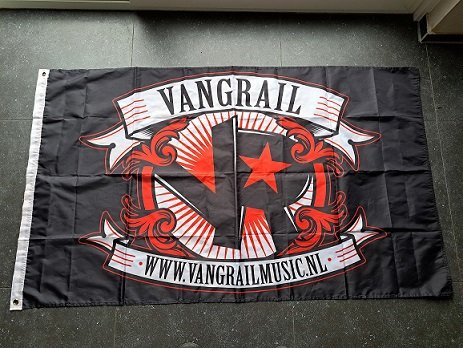 Vlag van de band Vangrail - 88 x 151 cm - 0