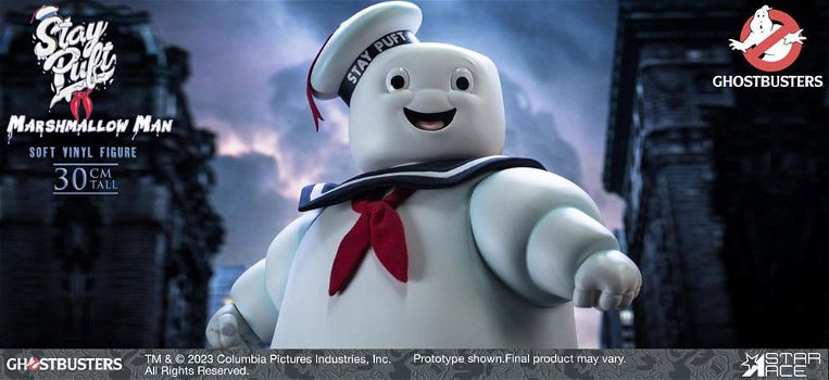 Star Ace Ghostbusters Vinyl Statue Stay Puft Marshmallow Man Deluxe - 1
