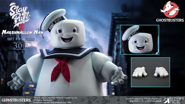 Star Ace Ghostbusters Vinyl Statue Stay Puft Marshmallow Man Deluxe - 5