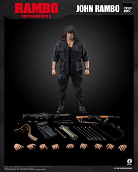 ThreeZero - Rambo First Blood II Action Figure John Rambo - 5