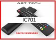 Vervangende afstandsbediening voor de IC701 van ART-TECH. - 0 - Thumbnail
