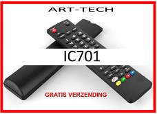 Vervangende afstandsbediening voor de IC701 van ART-TECH.