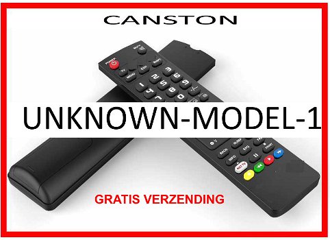 Vervangende afstandsbediening voor de UNKNOWN-MODEL-1 van CANSTON. - 0