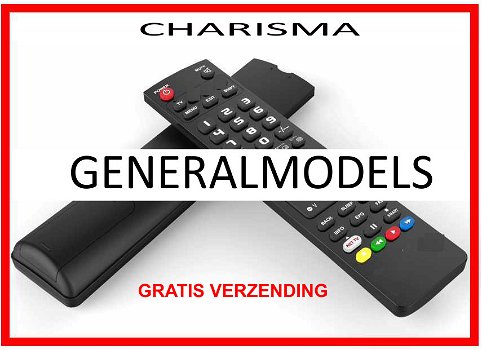 Vervangende afstandsbediening voor de GENERALMODELS van CHARISMA. - 0