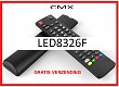 Vervangende afstandsbediening voor de LED8326F van CMX. - 0 - Thumbnail