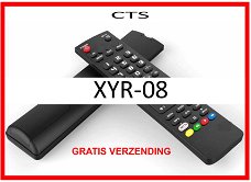 Vervangende afstandsbediening voor de XYR-08 van CTS.