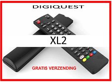 Vervangende afstandsbediening voor de XL2 van DIGIQUEST.