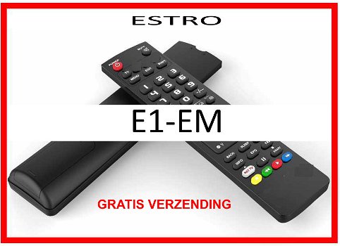 Vervangende afstandsbediening voor de E1-EM van ESTRO. - 0