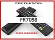 Vervangende afstandsbediening voor de FR7098 van FREDIKSON. - 0 - Thumbnail