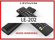 Vervangende afstandsbediening voor de LE-202 van LEOVIN. - 0 - Thumbnail
