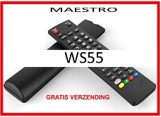 Vervangende afstandsbediening voor de WS55 van MAESTRO.