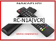 Vervangende afstandsbediening voor de RC-N1A[VCR] van NAKAFUGI. - 0 - Thumbnail