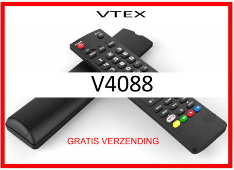 Vervangende afstandsbediening voor de V4088 van VTEX. - 0