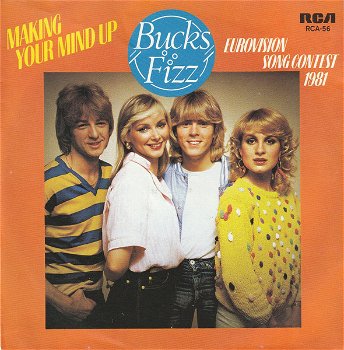 Bucks Fizz – Making Your Mind Up (Vinyl/Single 7 Inch) Eurovision Songfestival - 0