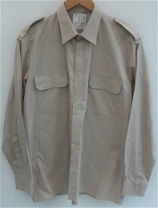 Hemd, Uniform DT63 (Dagelijks Tenue), lange mouw, Koninklijke Landmacht, maat: 43-5, 1997.(Nr.1)