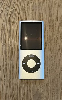Apple iPod Nano 4e Generatie A1285 8G Zilver/Zwart + Apple oplader - 1